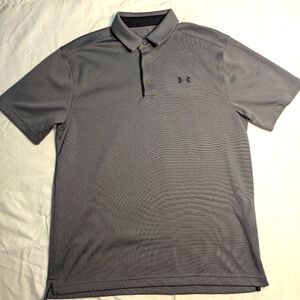 Under Armor "Loose" mens grey polo